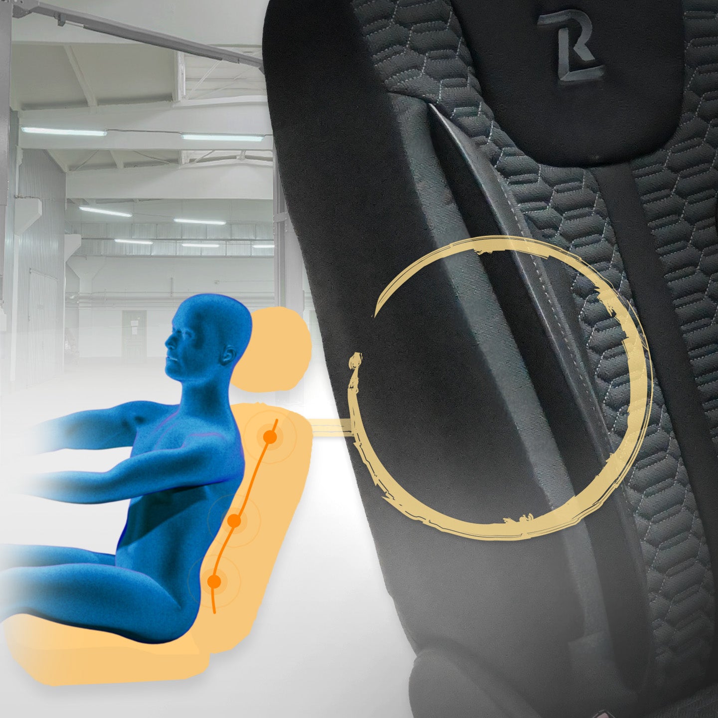 ZETA Car Seat Covers - Black and Gray
