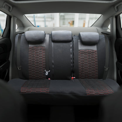 TORO Car Seat Covers - Black and Red