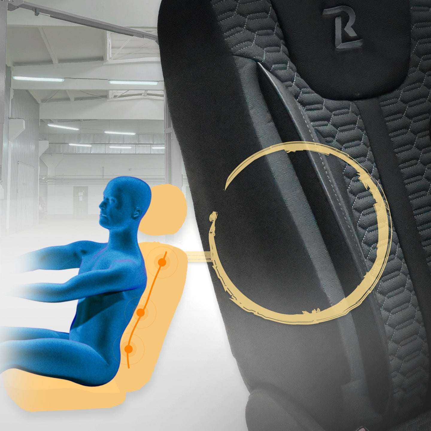 Pokrowce na fotele samochodowe ZETA - Szaro czarna (Komplet) 