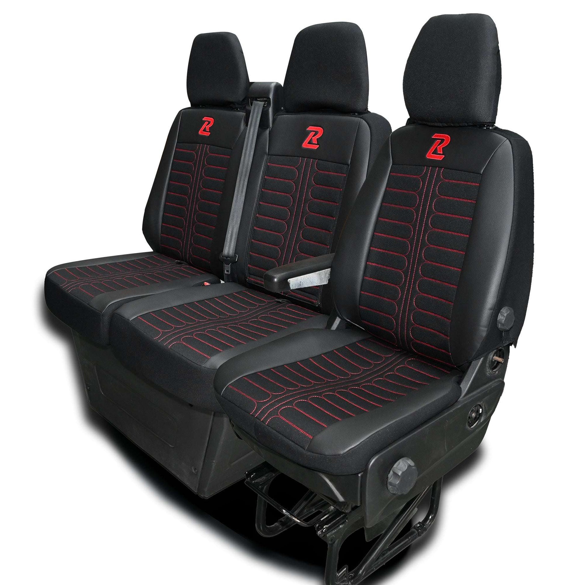 Pokrowce na fotele TORNADO Iveco Daily od 2014 1+2 - Czarny 