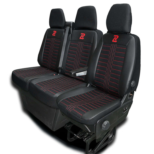 Pokrowce na fotele TORNADO Iveco Daily od 2014 1+2 - Czarny 