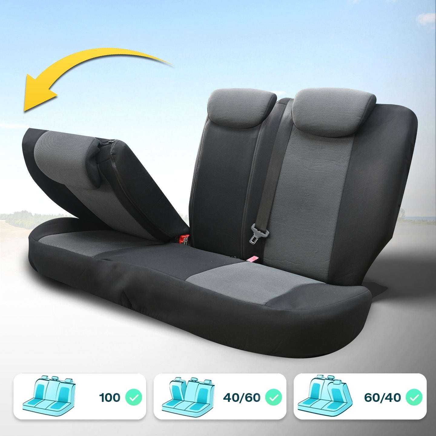 Pokrowce na fotele samochodowe ARES (KOMPLET) 