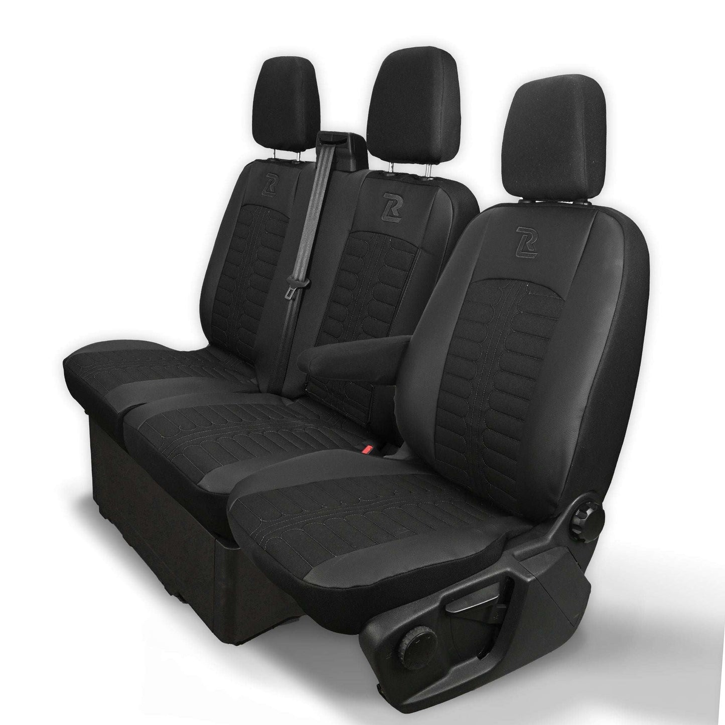 Pokrowce na fotele TORNADO Ford Transit, Transit Custom od 2013 1+2 CZARNY 