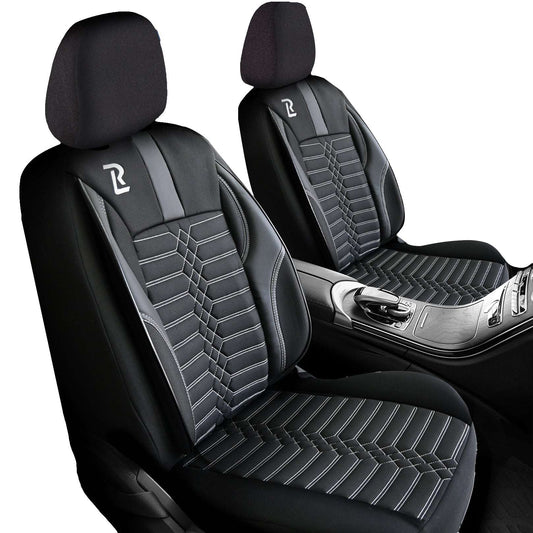 Pokrowce na fotele samochodowe VENUS - CZARNO SZARY (KOMPLET) 