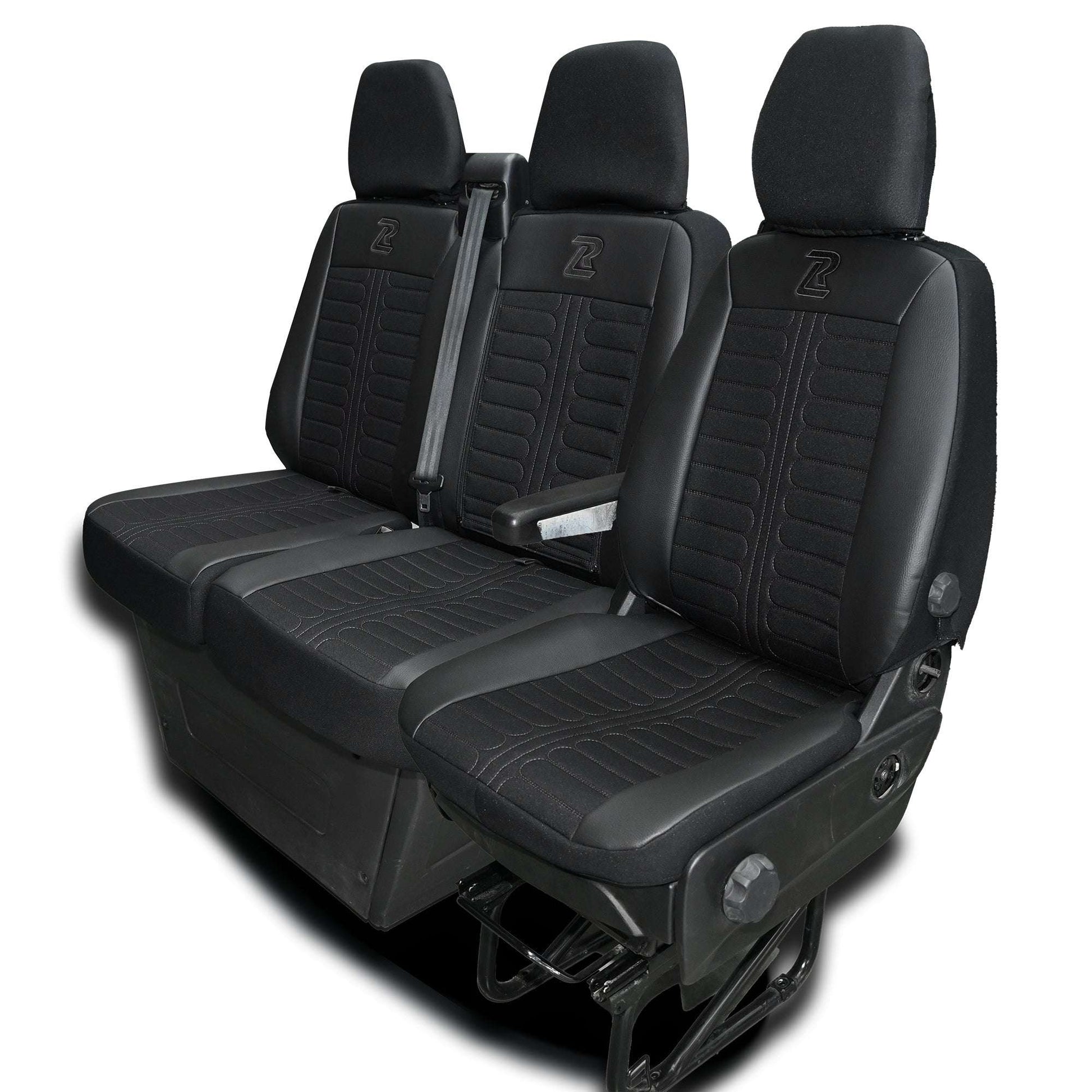 Pokrowce na fotele TORNADO Iveco Daily od 2014 1+2 - Czarny 