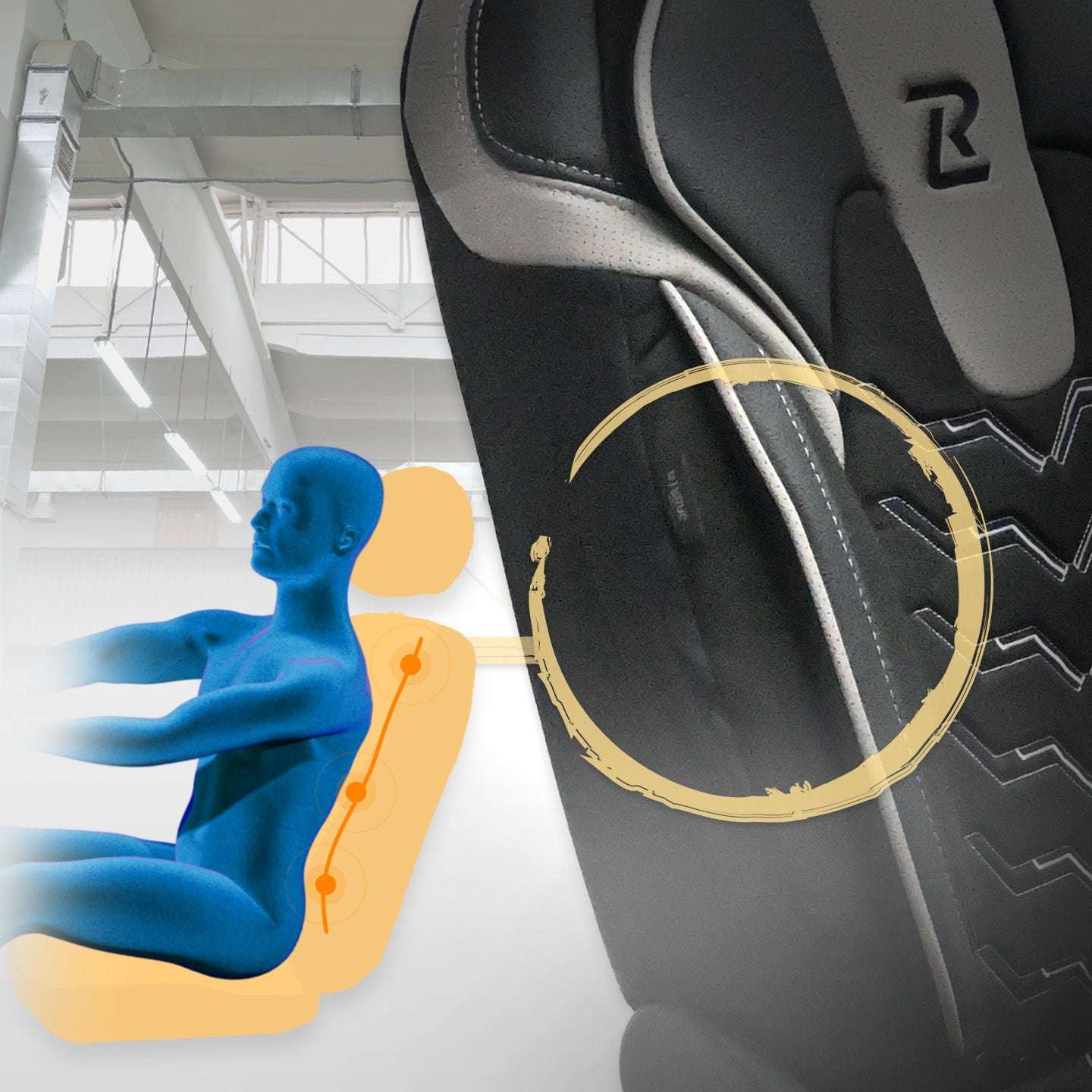 Pokrowce na fotele samochodowe OPTIMUS - CZARNO SZARY (KOMPLET) 