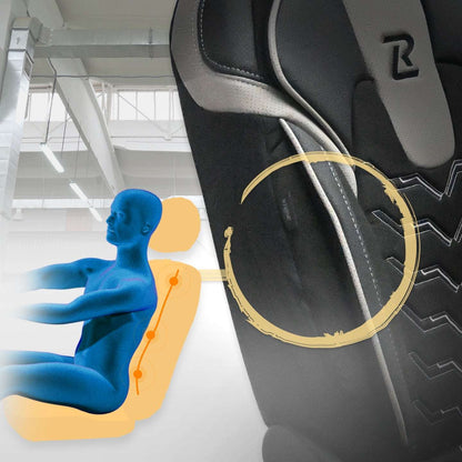 Pokrowce na fotele samochodowe OPTIMUS - CZARNO SZARY (KOMPLET) 