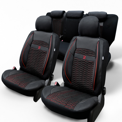 TORO Car Seat Covers - Black and Red